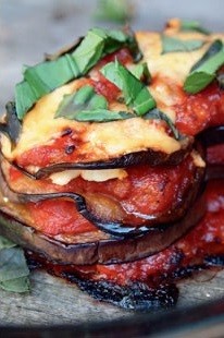 Cheese and eggplant oven bake
