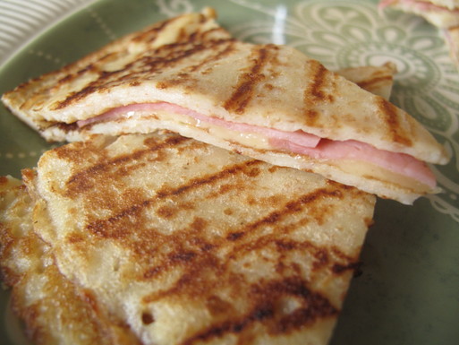 Cheese and ham quesadilla