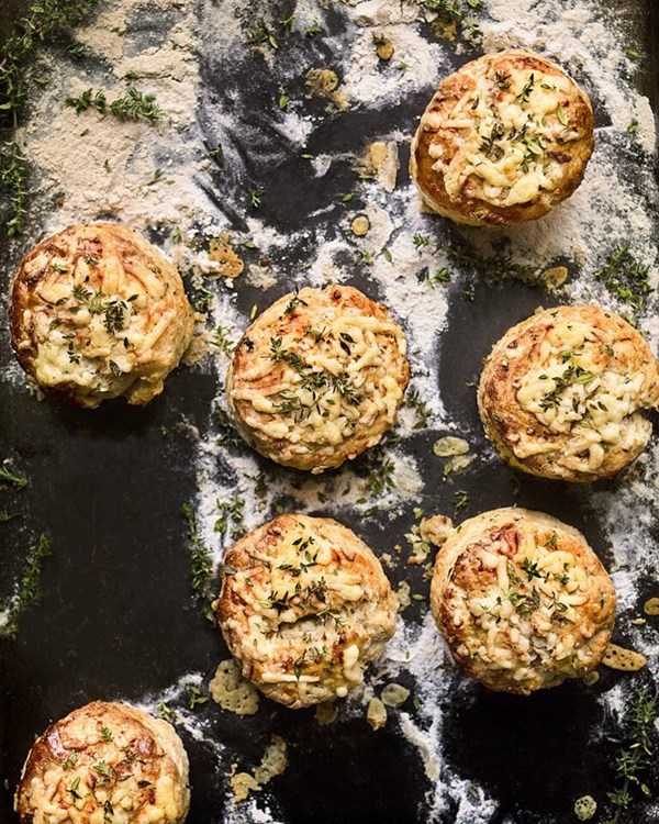 Cheese and mixed herb scones 