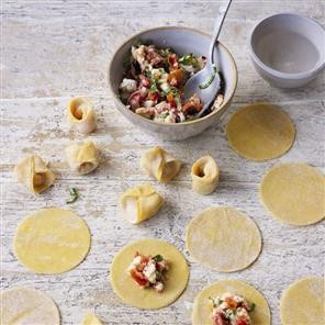 Cheese and Parma ham tortellini