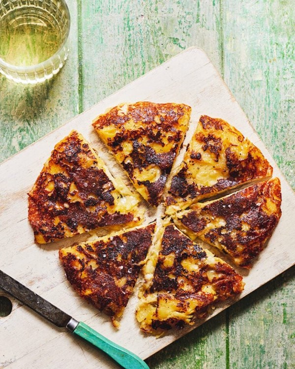Cheese and potato cake (Frico)