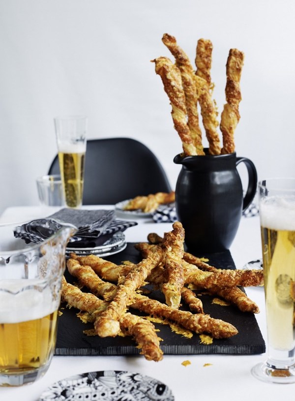 Cheese and rosemary twists