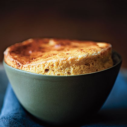 Cheese and squash soufflés