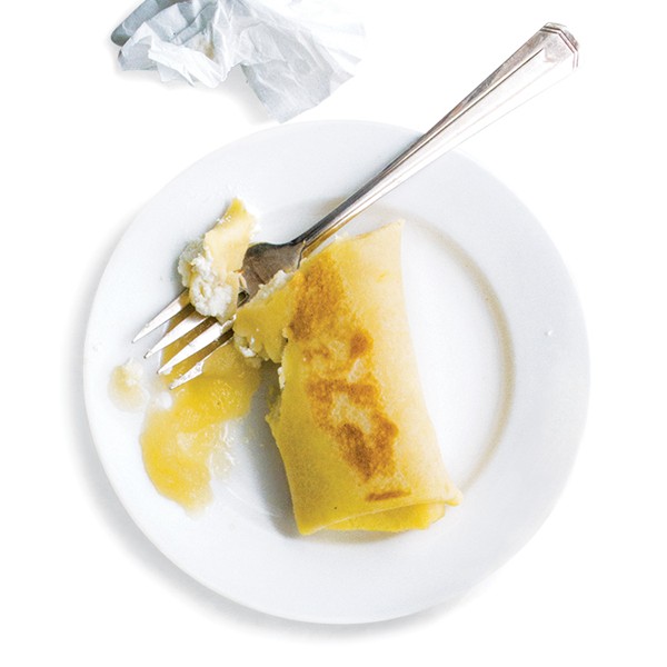 Cheese blintzes