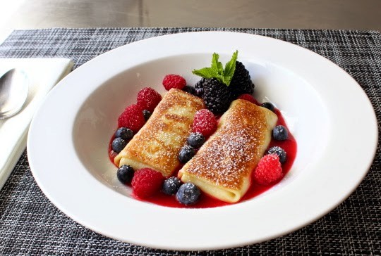 Cheese blintzes