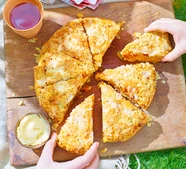 Cheese, chorizo & tomato scone loaf