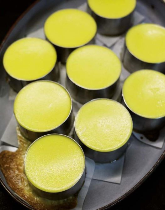 Cheese crème caramel
