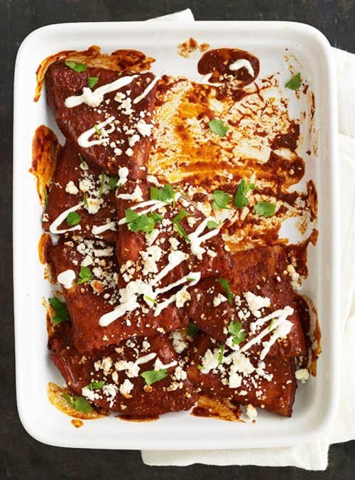 Cheese enchiladas