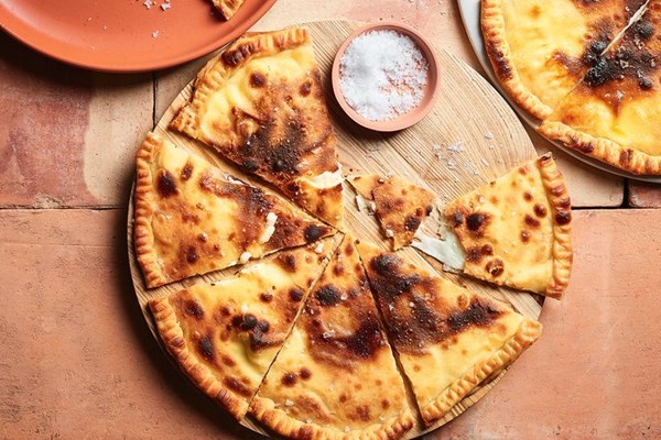 Cheese focaccia (Focaccia di recco)