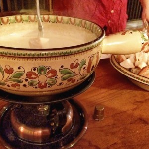 Cheese fondue