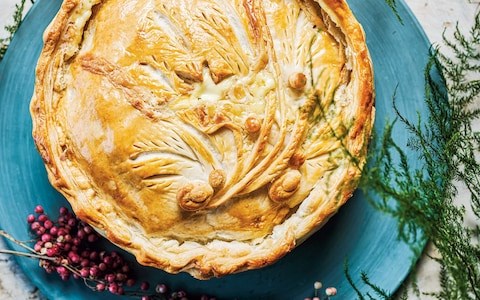Cheese, onion and potato pie