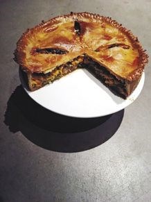 Cheese onion pie