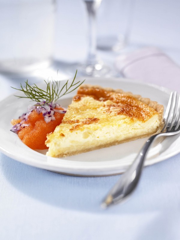 Cheese pie with Västerbottensost