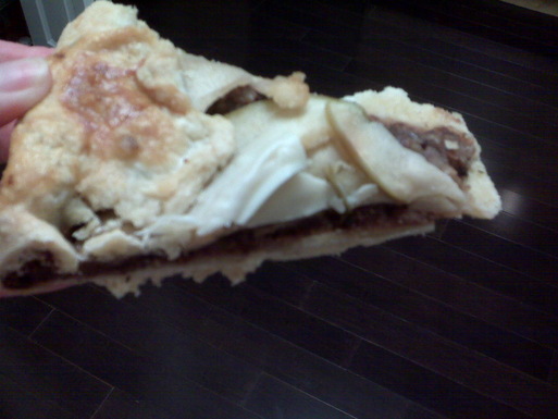 Cheese plate crostata (Fig, hazelnut, apple, and pecorino crostata) 