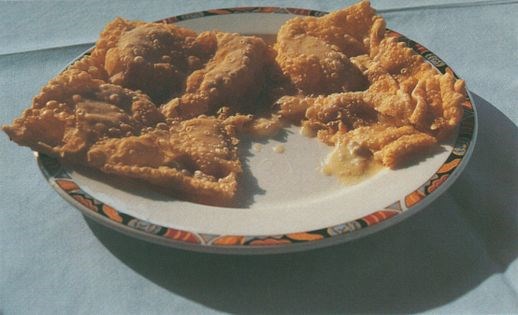 Cheese puffs (Focaccette)