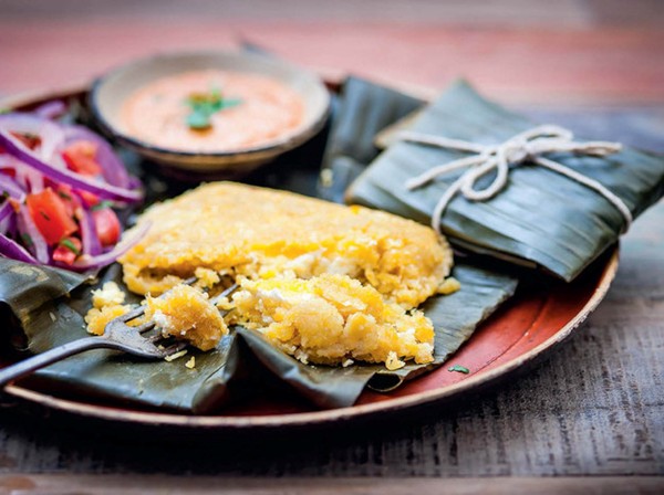 Cheese tamales (Tamales de queso)  from Ceviche: Peruvian Kitchen (Cook the Book)