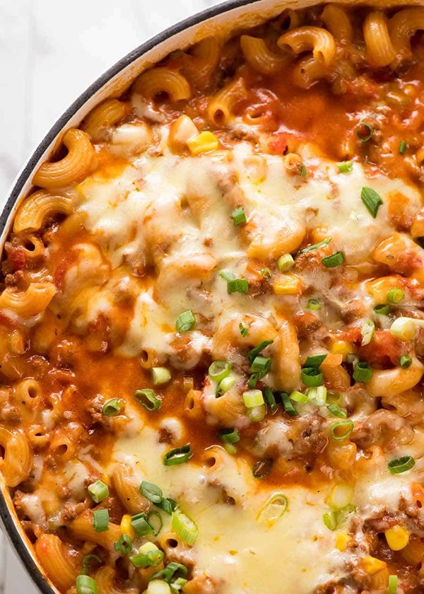 Cheeseburger casserole (homemade Hamburger Helper)
