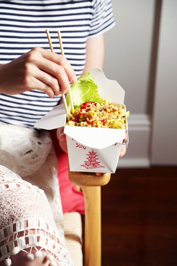 Cheeseburger fried rice