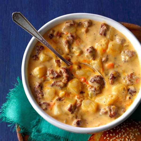 Cheeseburger soup