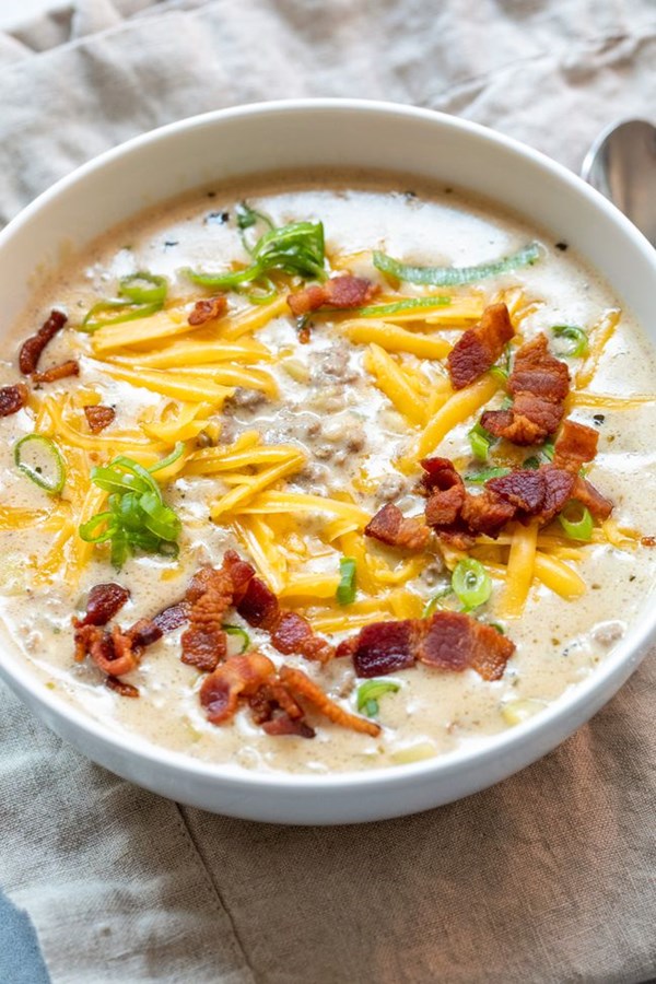 Cheeseburger soup