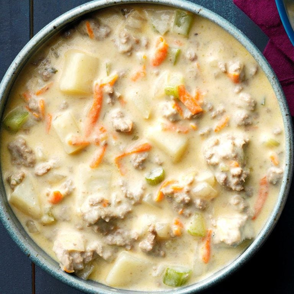 Cheeseburger soup