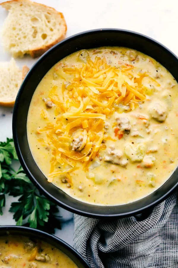Cheeseburger soup