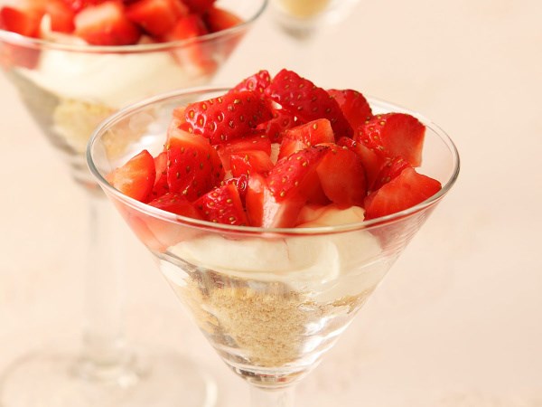 Cheesecake in a glass
