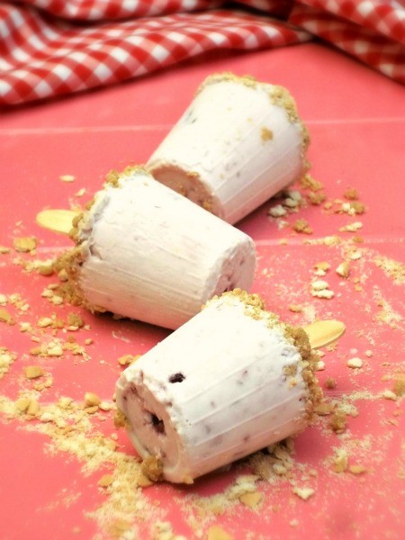 Cheesecake paletas