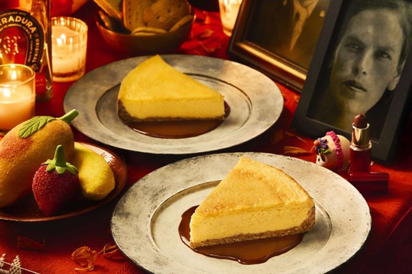 Cheesecake with tequila cajeta