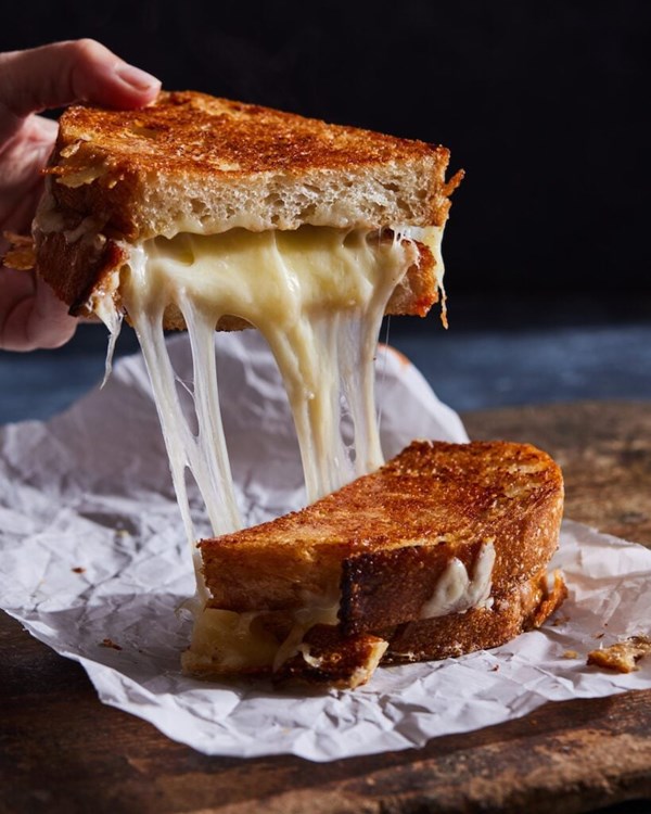 Cheesiest grilled cheese
