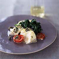 Cheesy baked haddock