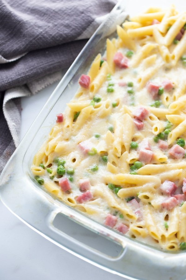 Cheesy baked penne