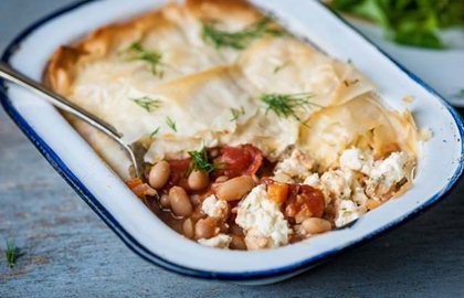 Cheesy beany pie