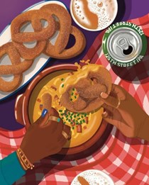Cheesy brewsy dip