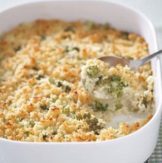 Cheesy broccoli and rice casserole