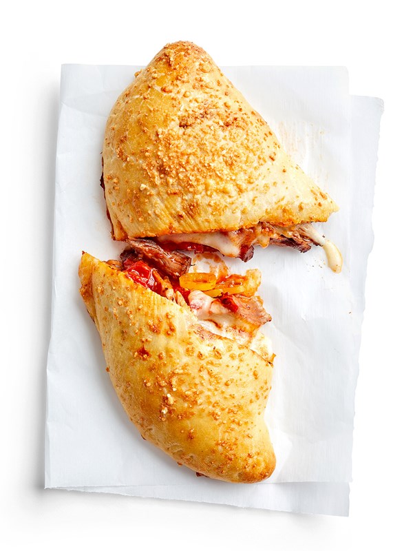 Cheesy calzone