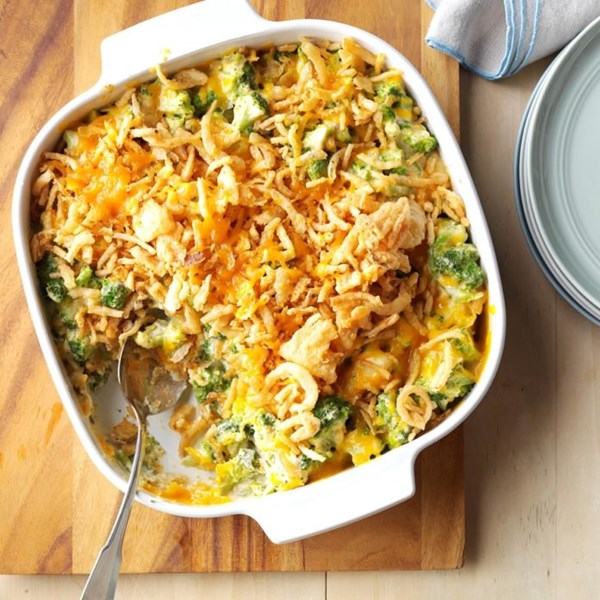 Cheesy cheddar broccoli casserole 