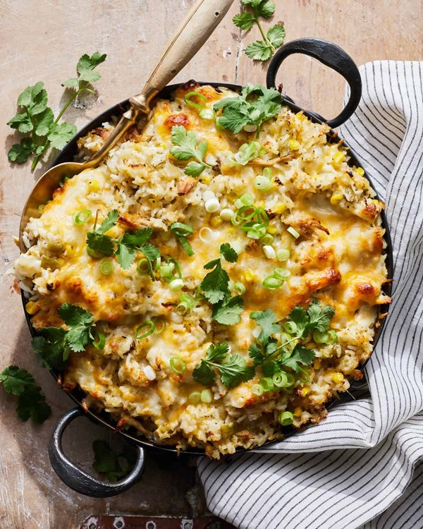 Cheesy chicken and rice casserole 