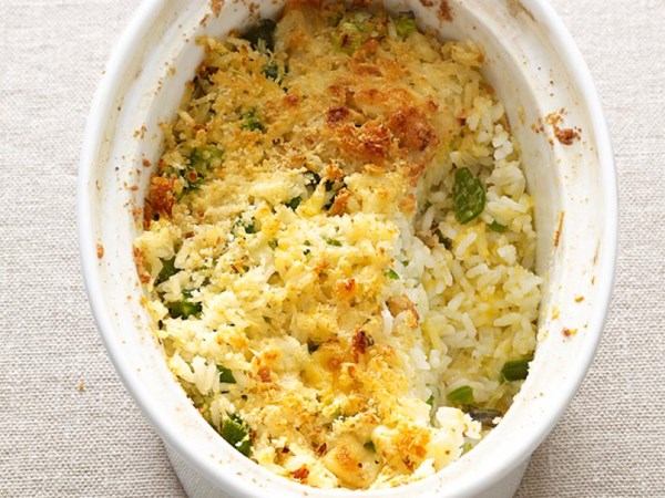 Cheesy chile rice
