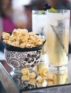 Cheesy chilli popcorn