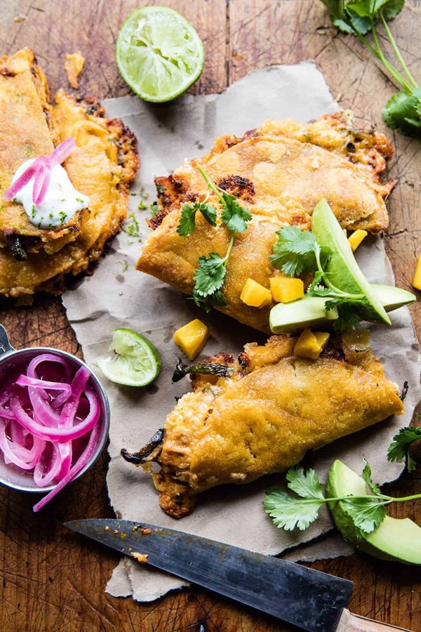 Cheesy chipotle adobo chicken quesadillas