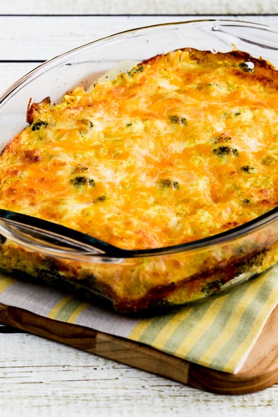 Cheesy cicken broccoli curry casserole