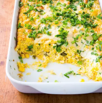 Cheesy corn casserole