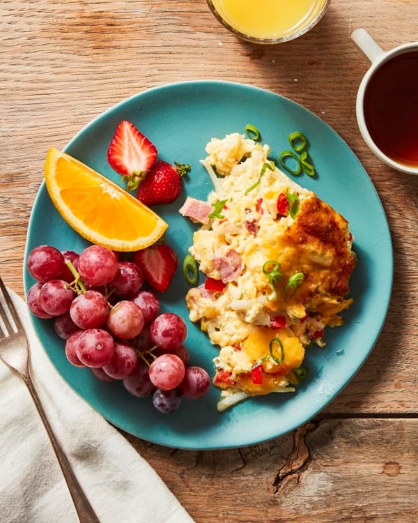 Cheesy Denver breakfast casserole