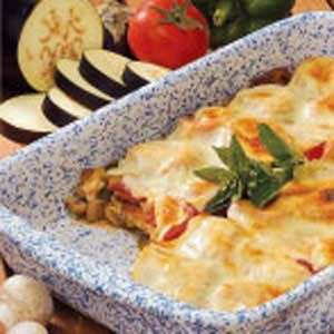 Cheesy eggplant bake