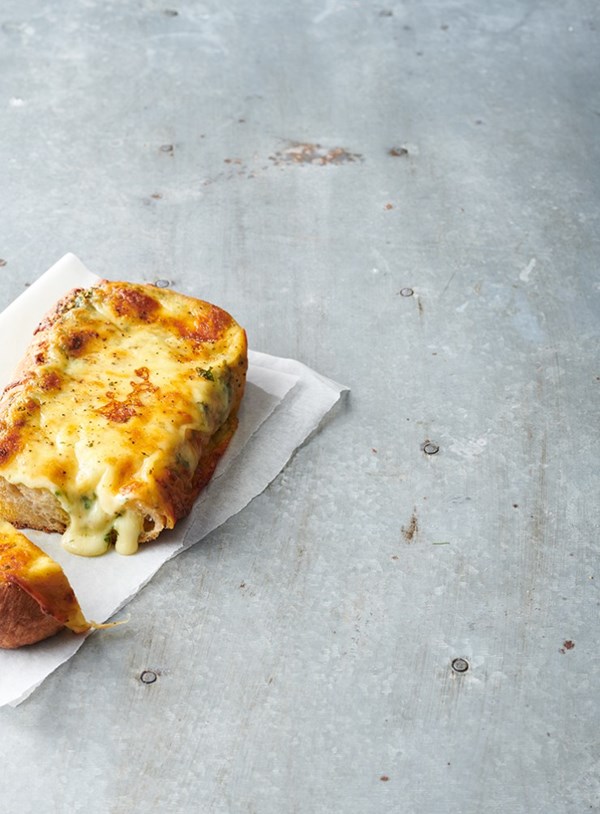 Cheesy garlic bread