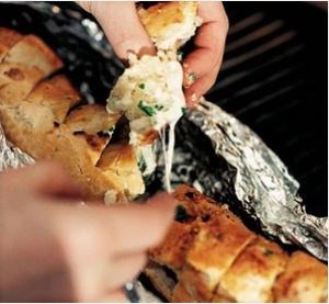 Cheesy garlic bread