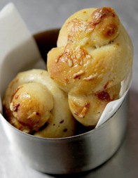Cheesy garlic knots