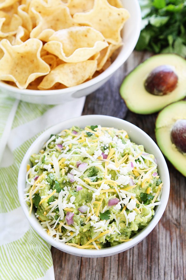 Cheesy guacamole