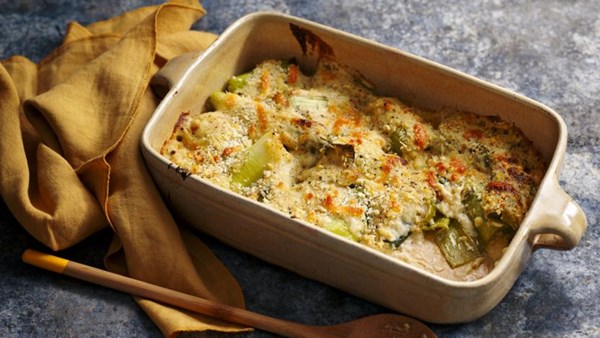 Cheesy leeks